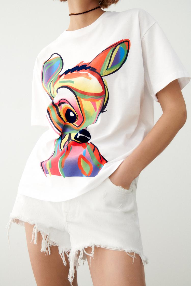 Fashion camiseta bambi zara